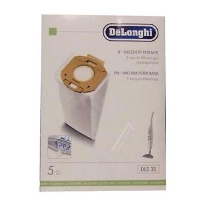 5pz. SACCHETTO ORIGiNALE (DLS) 5519210141 DE LONGHI DLS35 XLF XLC6050N Colombina - De Longhi