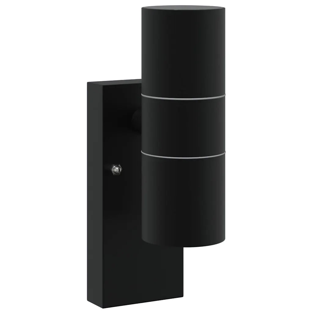 Lampada da Parete Esterna 2 pz Nero 7 x 10 x 22 cm CFW4100876