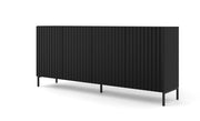 MOBILE WAVE CABINET 200 4D NERO OPACO GAMBE NERE
