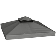 Toldo da giardino ¨C zephmum ¨C grigio scuro 3x3 m