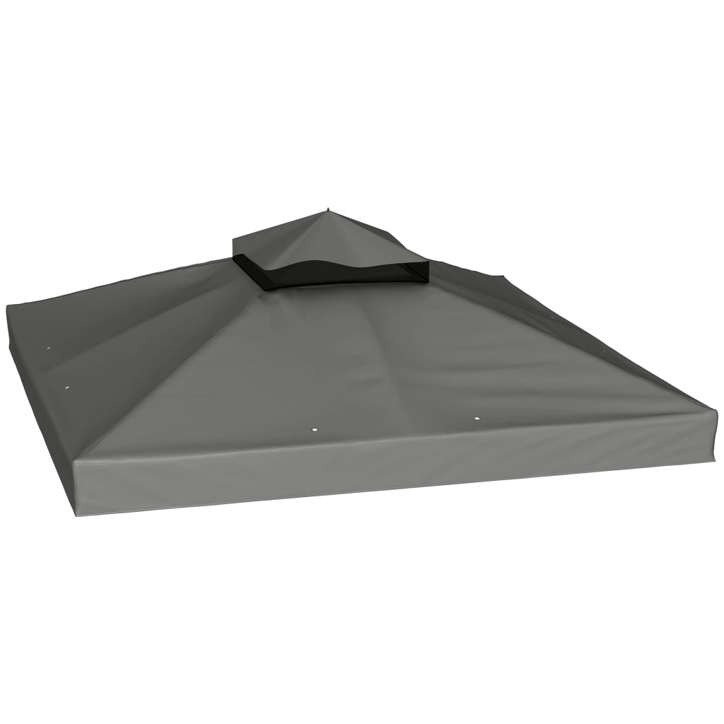 Toldo da giardino ¨C zephmum ¨C grigio scuro 3x3 m