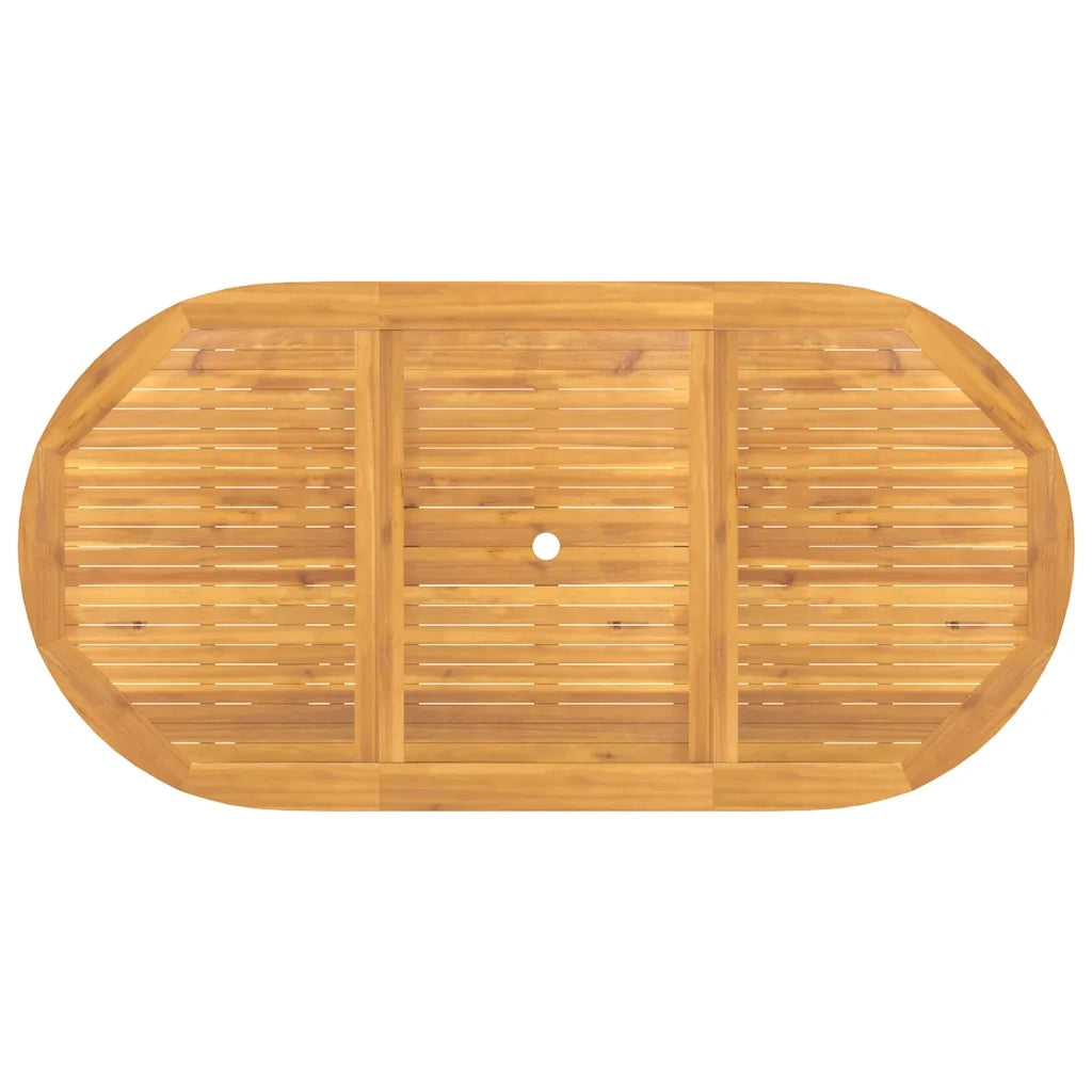 Tavolo Giardino Estensibile 110-160x80x75cm Legno Massello Teak