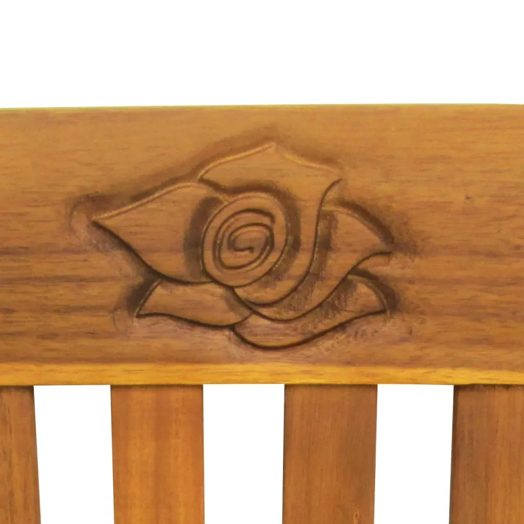 Panca da Giardino 157 cm in Legno Massello di Acacia 44131