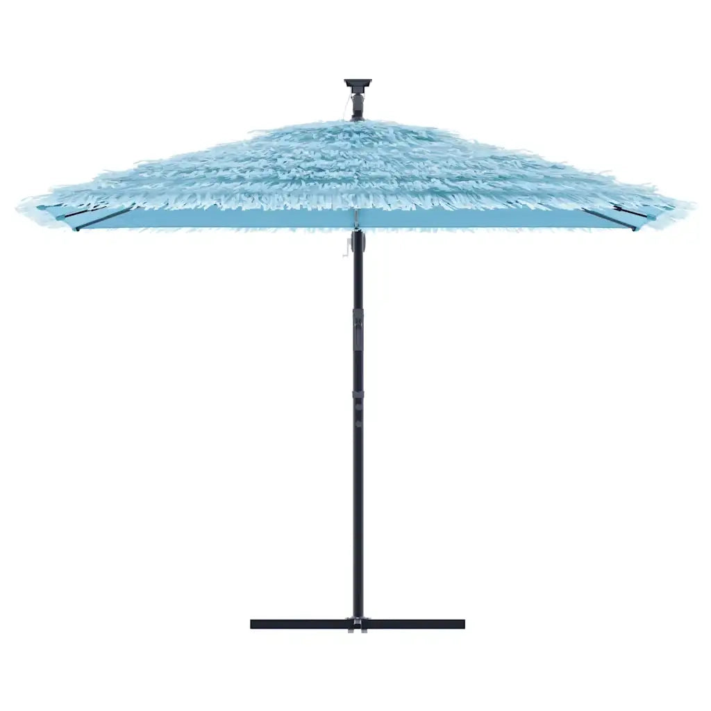 Ombrellone Giardino-Ombrello da Balcone con Palo in Acciaio Blu 290x290x238 cm