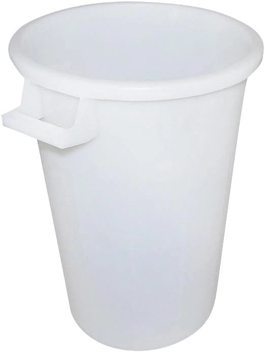 BIDONE IMMONDIZIA SOVRAPPONIBILE Lt 100 - Ø 53 x  h 66 cm - bianco  - ICS