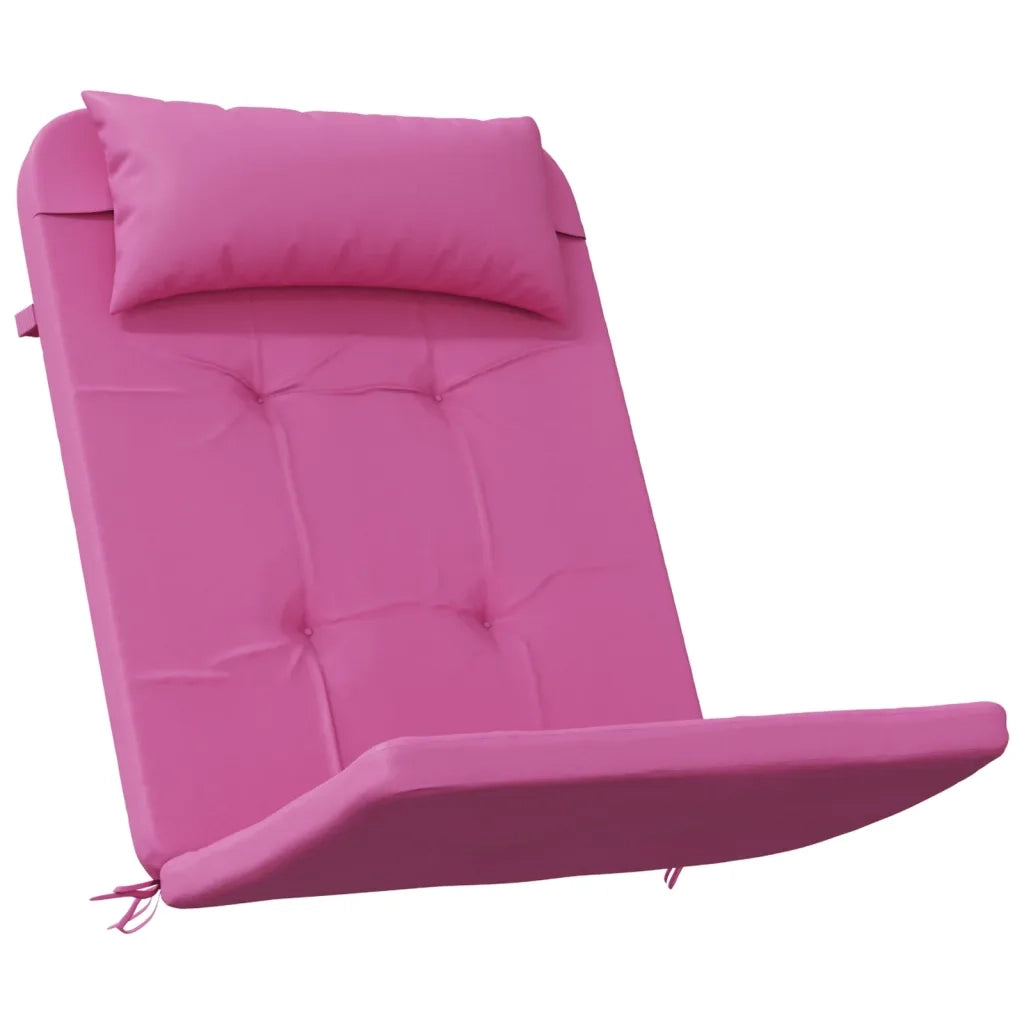 vidaXL Cuscini per Sedia Adirondack 2 pz Rosa in Tessuto Oxford
