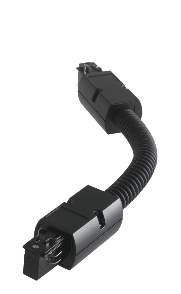 LED-TRACK-FLEX NERO CONNESSIONE FLESSIBILE NERA PER BINARIO 37,8X4,2X3,4CM