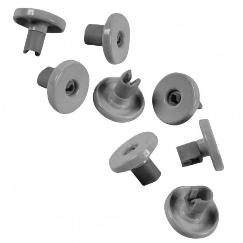 kit 8PZ RUOTE CESTELLO INFERIORE LAVASTOVIGLIE REX ELECTROLUX AEG ORIGINALI - Electrolux Rex Aeg Zoppas