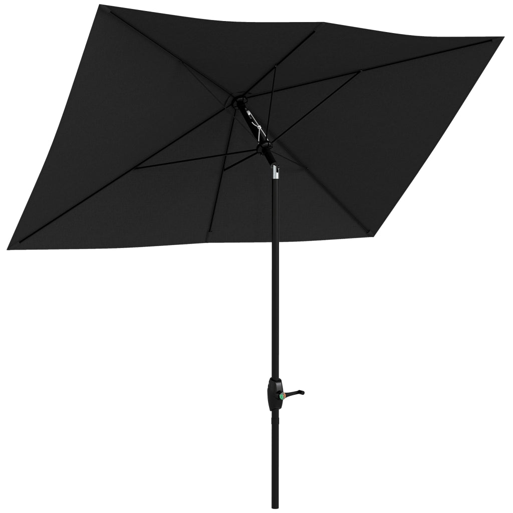 Tendalino rettangolare 2x3m inclinabile ¨C zephmum ¨C nero