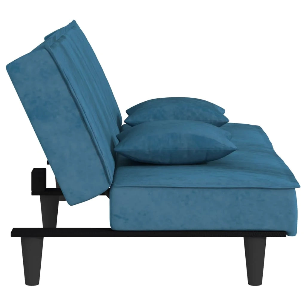 Divano letto in velluto blu 02_0021006
