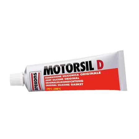 GUARNIZIONE SILICONICA 'MOTORSIL D' 60 gr - colore rosso - AREXONS