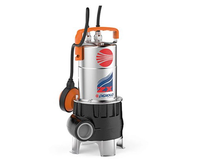 ELETTROPOMPA SOMMERGIBILE IN GHISA E ACCIAIO PER POZZI NERI MONOFASE MOD.ZXM VORTEX HP 0,85  KW 0,60  230V   PEDROLLO S.P.A.