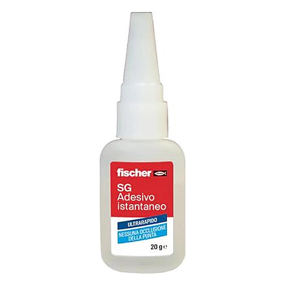 Colla istantanea cianoacrilica fischer sg 20 g