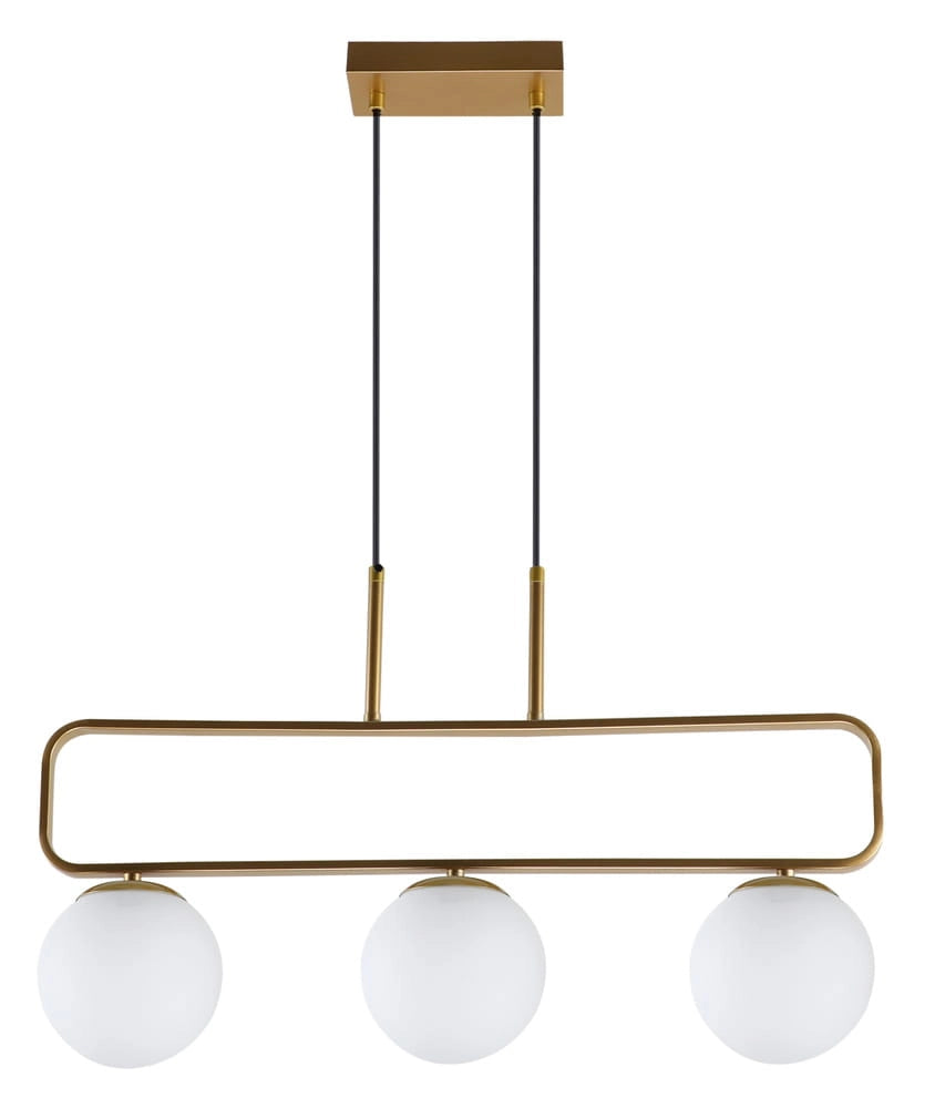 Lampadario Jove ottone/bianco 3xG9 Candellux 33-01573
