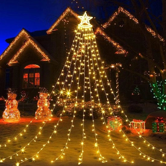 Decorazione di Natale all'aperto Filo di luce LED con stelle impermeabile illuminazione a luce calda 

Modello: 
 Lunghezza: 
 Materiale: 
 Potenza: 
 Consumo energetico: 
 Temperatura di colore: 
 Tempo di vita: 
 Certificazione:
