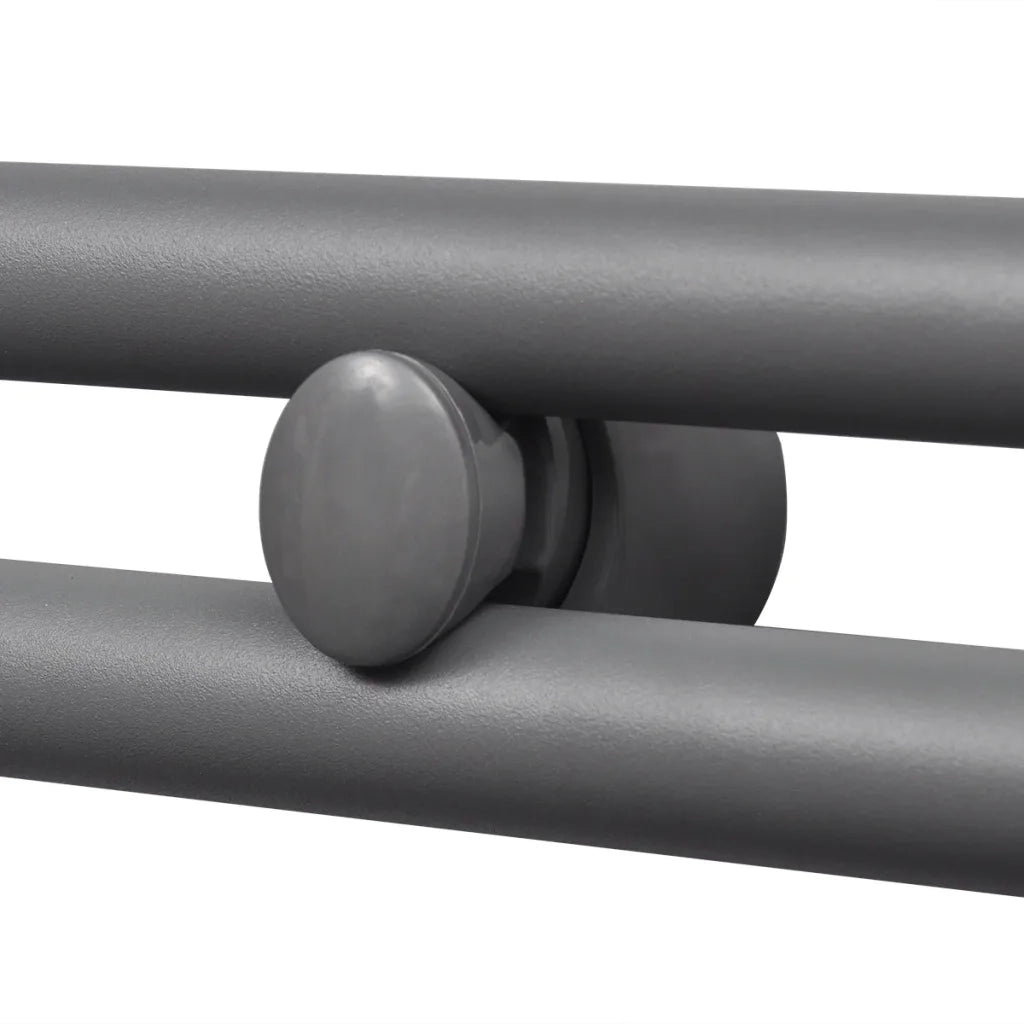 Radiatore Centrale Portasciugamano Dritto Grigio 600 x 1160 mm 141892