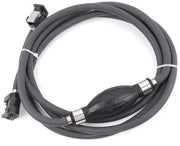 Attrezio per motor fuoribordo - Tubo di combustibile - Tubo di combustibile con avvolgimento - Avvolgimento del tubo di combustibile - Fermo del tubo di combustibile - Adatto per motori fuoribordo - Connettere Tanka - Tubo di combustibile