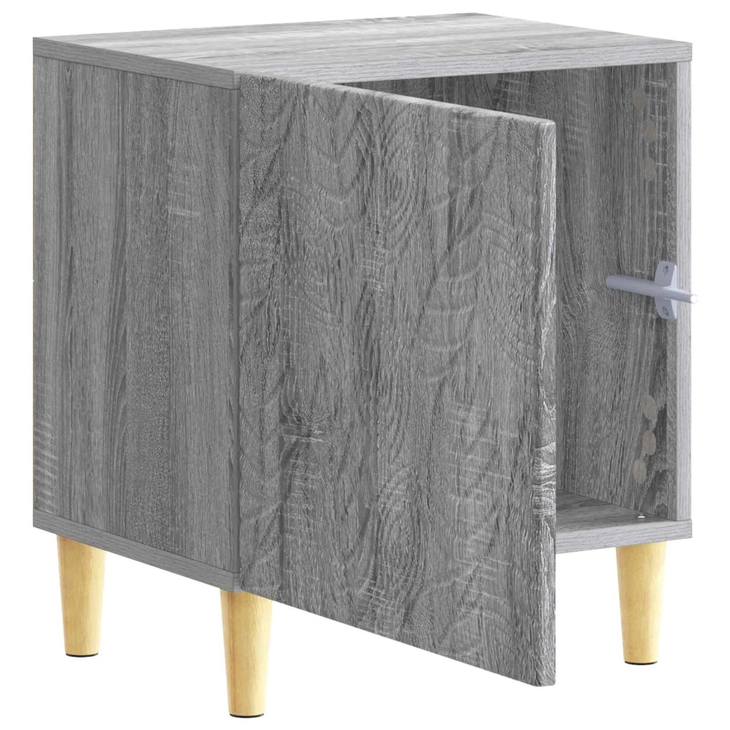 Comodino Sonoma grigio 43 x 34,5 x 50 cm Legno ingegnerizzato 895037