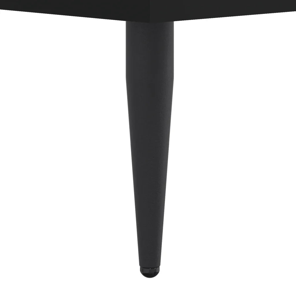 Giroletto Nero 135x190 cm in Legno Multistrato