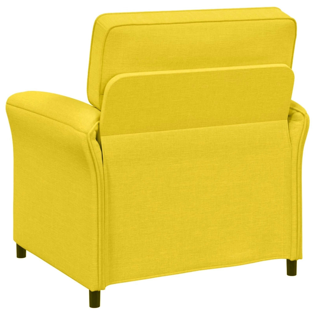 Set di divani 2 pz Giallo Chiaro Tessuto 3424853