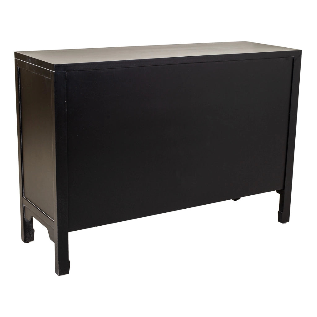 Credenza in legno nero 106x36x73