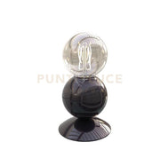 MELINA-L NP Lampada da tavolo 1 luce sfera in metallo nero perla lampadina E27 Inclusa