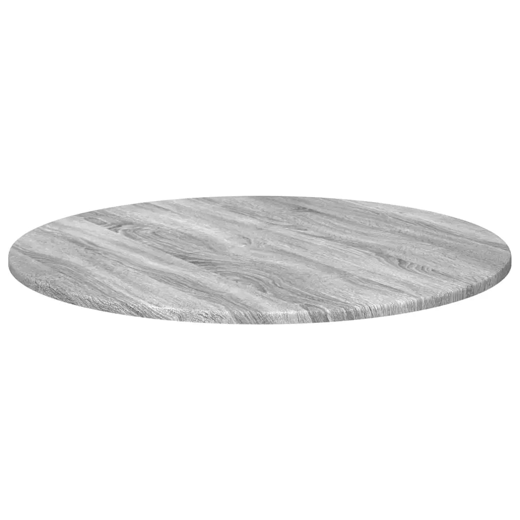 Piano del tavolo Grigio sonoma Ø 70 x 1,5 cm Legno multistrato 880417