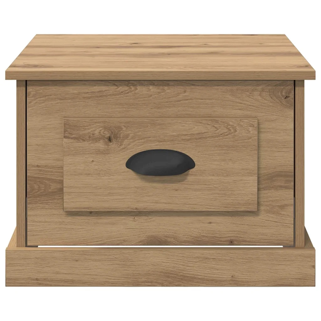 Tavolino da salotto Rovere artigianale 50 x 50 x 35 cm