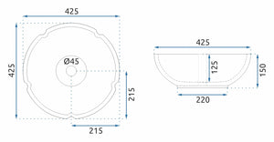 Lavabo Da Appoggio Vivien