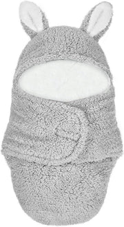Coperta di Ricambio per Neonato - morbida e confortevole con chiusura a clip per bambina e bambino (grigio)