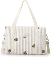 Borsa da spalla per bambini - Borsa per neonati - Tasca per neonati - Borsa per la cura - Regalo per la maternità - Grande - Uomo - Beige