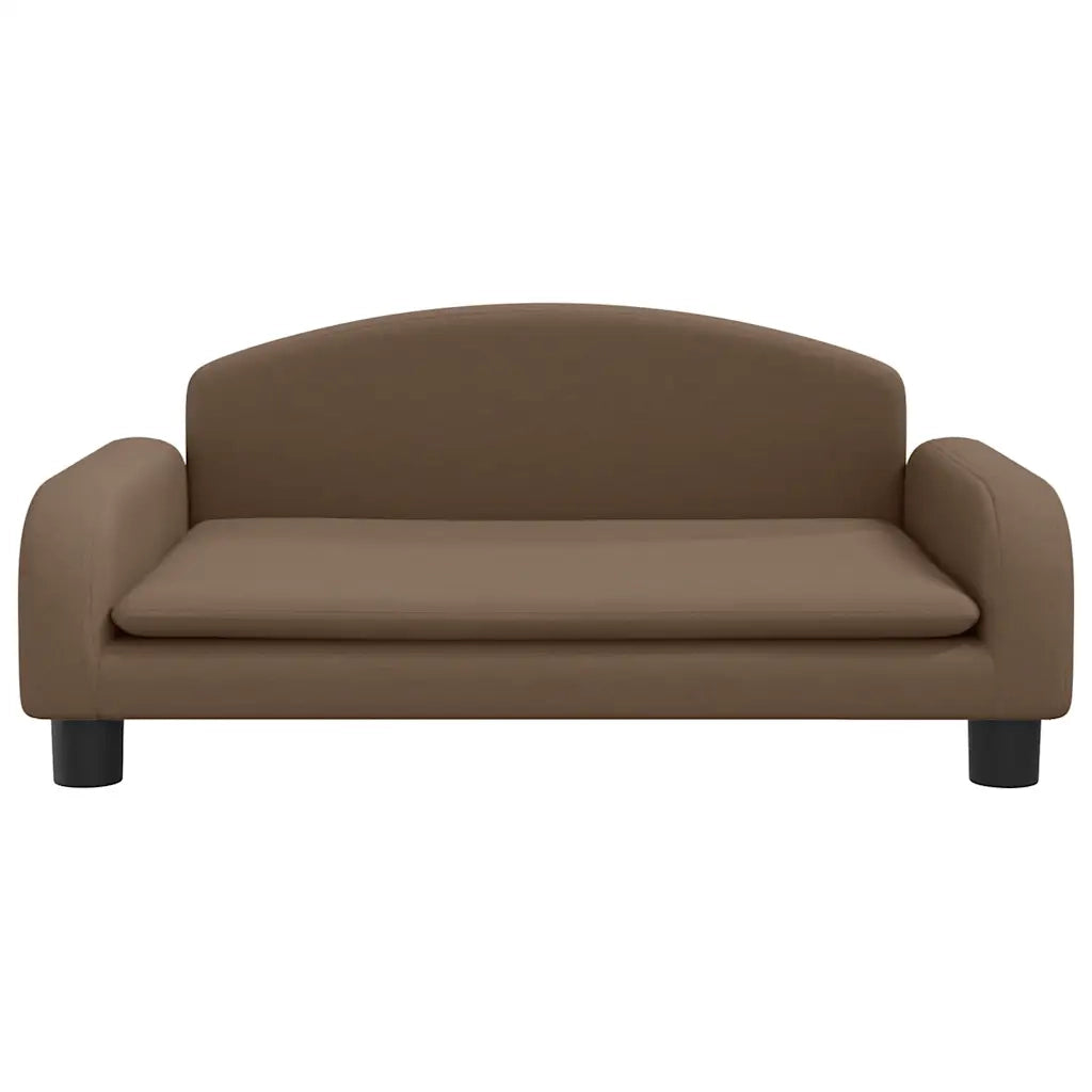 Divano per Bambini-Sofa-Divanetto Marrone 70x45x30 cm in Tessuto 140290