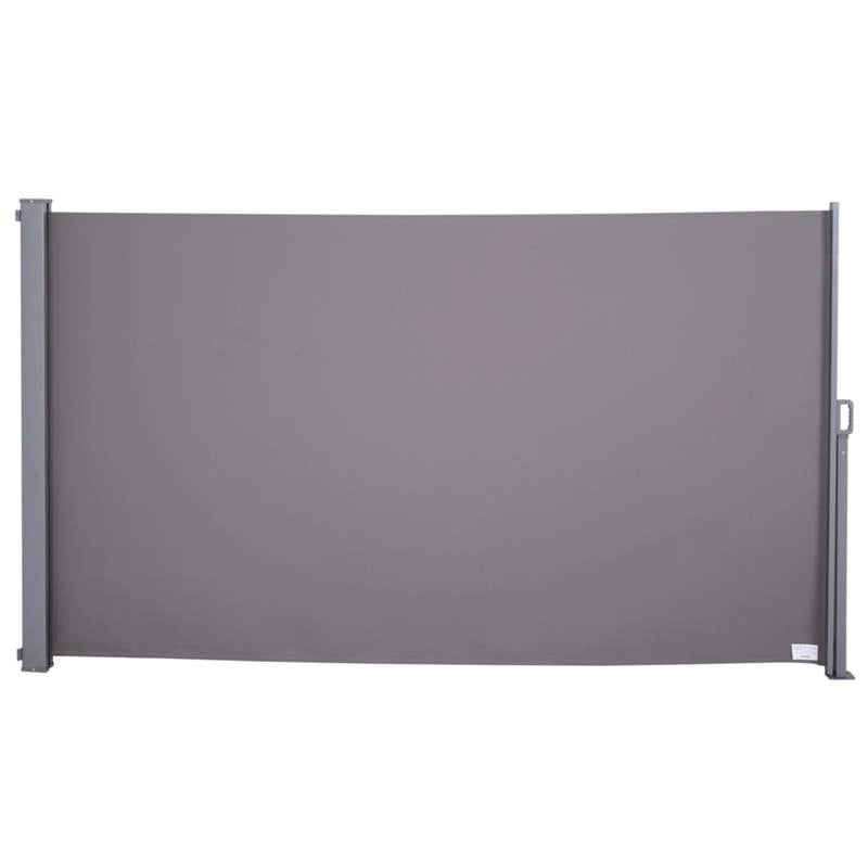 TENDA DA SOLE LATERALE E AVVOLGIBILE 3 X 1.6 MT IN COLORE GRIGIO