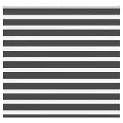 Tenda a Rullo Zebra Nero Larghezza Tessuto 150,9 cm Poliestere