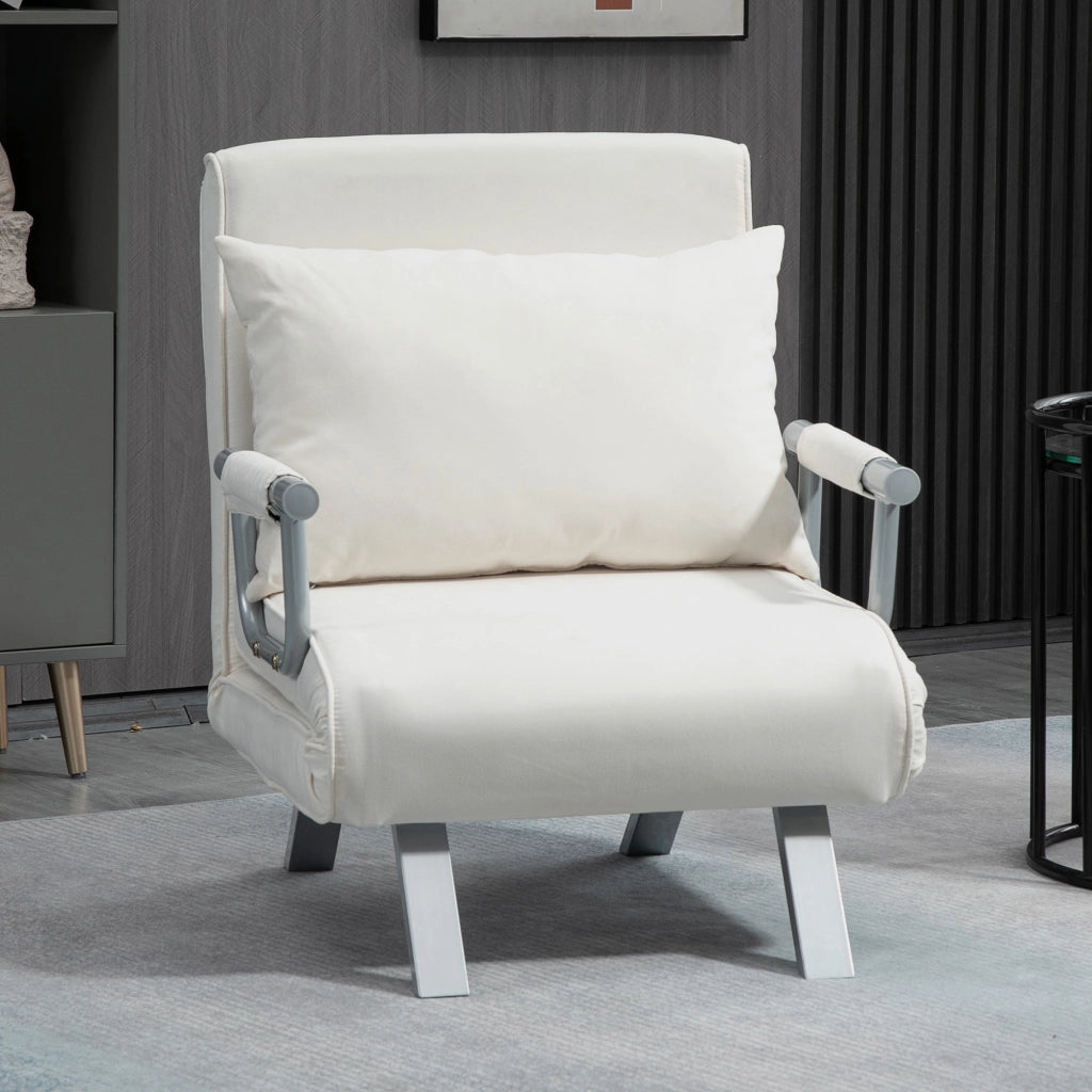 Poltrona letto ¨C zephmum ¨C Grigio Tessuto 80x200