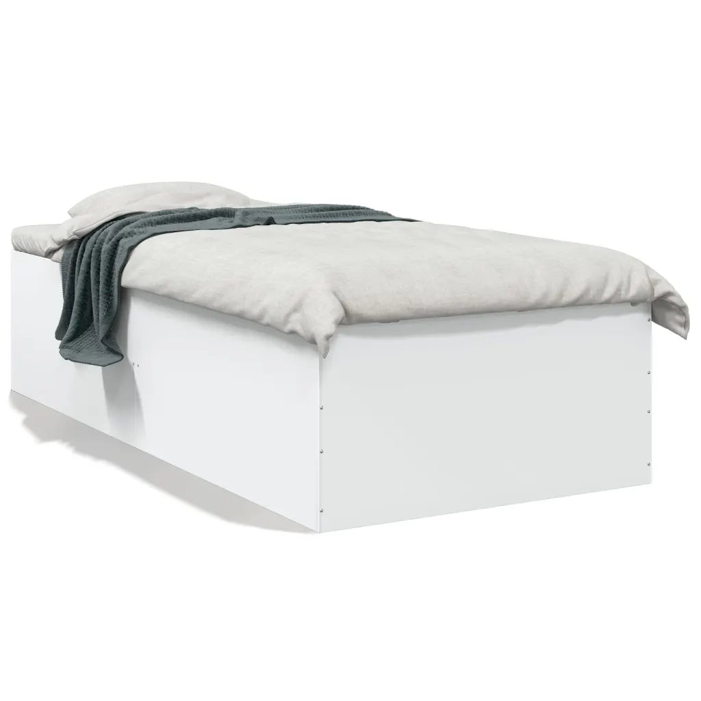 Giroletto-Struttura Letto Bianco 75x190 cm in Legno Multistrato 902355