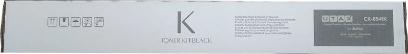ORIGINAL Utax toner nero CK-8541K 1T0C2L0UT0 ~30000 Seiten
