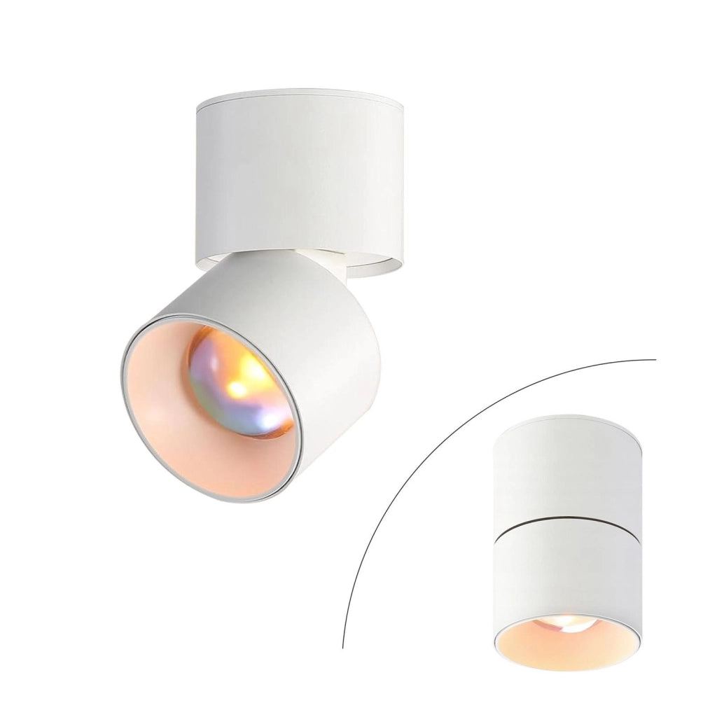 ZMH Faretto da soffitto LED bianchi 1 luce plafoniera design tramonto moderno per camera letto corridoio