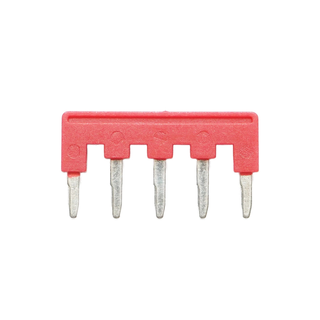Ponte di collegamento a 5 vie, 32A 450V per guida DIN Leader