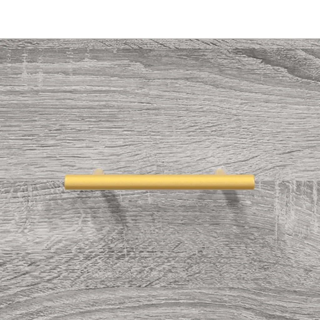 Credenza Grigio Sonoma 69,5x34x180 cm in Legno Multistrato 3198399