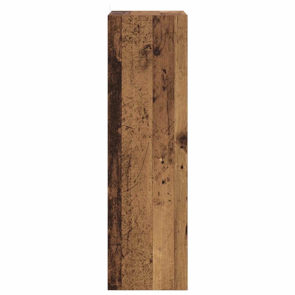 Armadio per Libri 3 livelli 40 x 30 x 103 cm Legno vecchio 880453