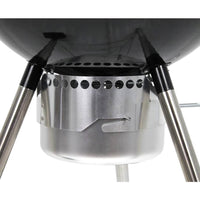 Barbecue a Carbone Carbonella Ø57 cm con Ruote Ketty Nero