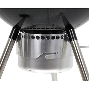 Barbecue a Carbone Carbonella Ø57 cm con Ruote Ketty Nero