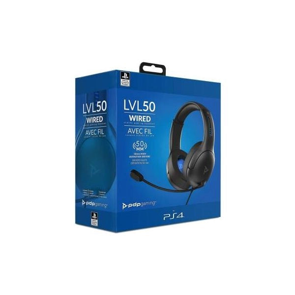 Pdp lvl50 auricolare cablato a padiglione gaming nero, grigio - 051-099-EU-BK