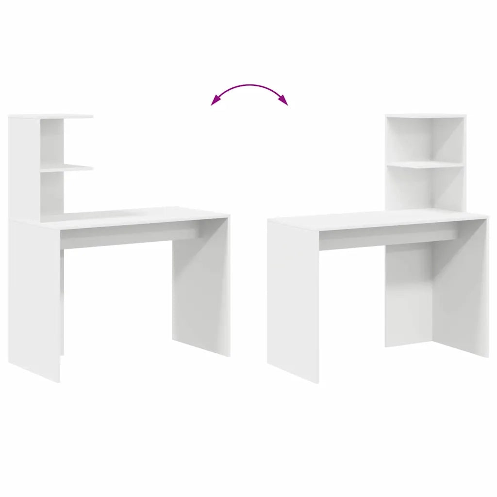 Scrivania Bianco 102 x 50 x 124 cm Legno ingegnerizzato 869354