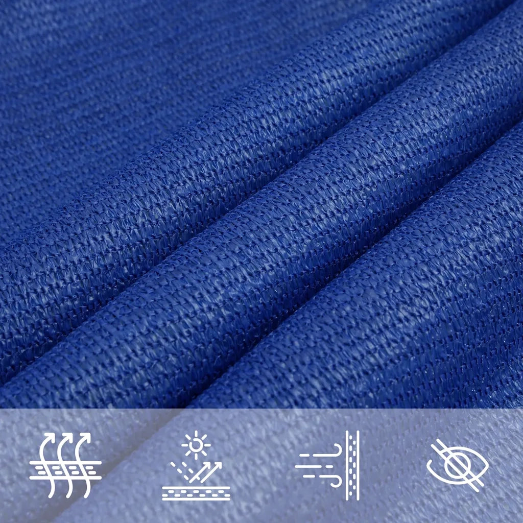 Vela Parasole 160 g/mÂ² Rettangolare Blu 5x7 m in HDPE