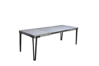 Tavolo Allungabile 160-264x90x77 cm Rio Cemento