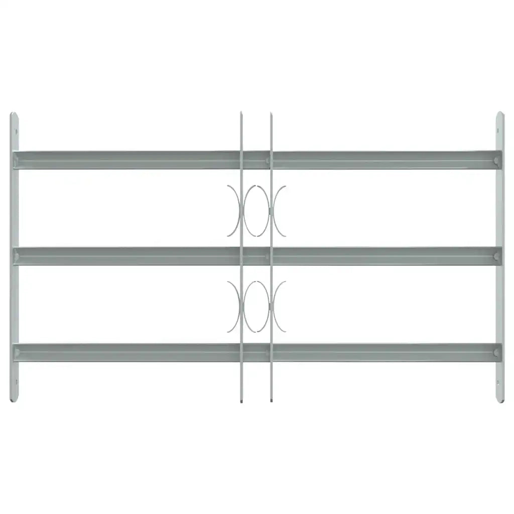 Grate per Finestre Regolabili 3 Barre Trasversali 500-650 mm 141382