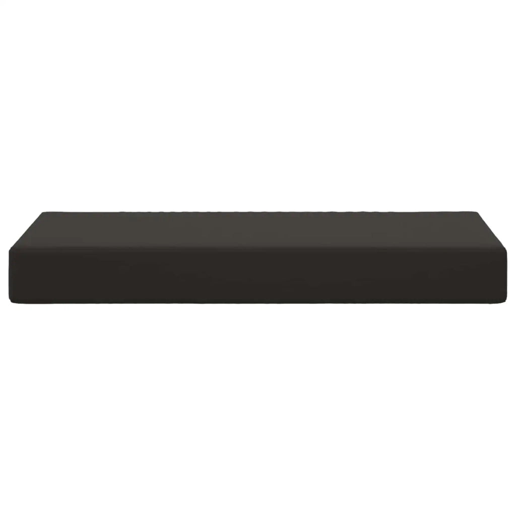 Cuscino per sedie | Cuscino da Sedia Esterno Nero 80 x 40 x 8 cm 100% Poliestere