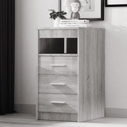 Cassettiera Grigio Sonoma 40x50x76 cm in Legno Multistrato 815094